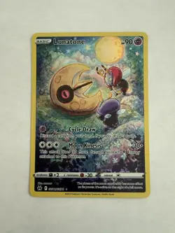 Lunatone GG11/GG70 Pokemon TCG Crown Zenith: Galarian Gallery Ultra Rare NM - Image 1