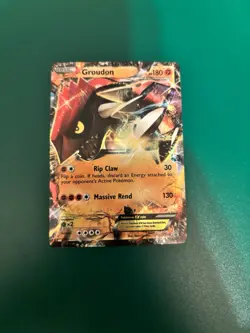 2015 POKEMON XY BLACK STAR PROMOS XY42 GROUDON EX - Image 1