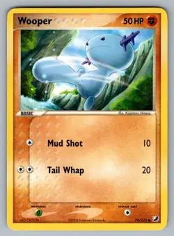 Wooper 79/115 Common Unseen Forces Pokemon MP - Image 1