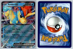 Keldeo ex 030 HOLO 086 Double Rare White Flare Pokemon NM HOLO - Image 3