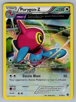 Porygon-Z 67/98 Holo Rare Ancient Origins Pokemon LP Holo - Image 1