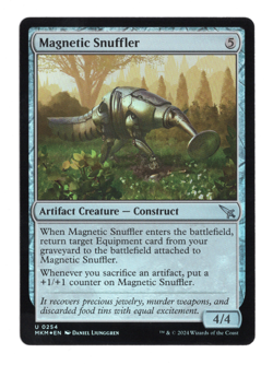 MTG-Magnetic Snuffler-Murders at Karlov Manor-254-Near Mint-Foil - Image 1
