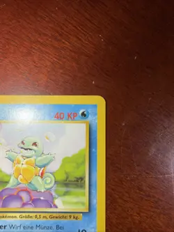 [German] Vintage Rare Squirtle/Schiggy 63/102 Base Set LP/NM Pokemon - Image 3