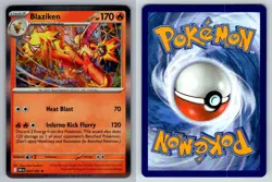 Blaziken 042/182 Rare Destined Rivals Pokemon NM - Image 3