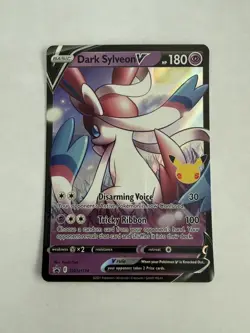 Pokemon Dark Sylveon V Promo Holo SWSH: Sword & Shield 2019 SWSH134 NM - Image 1