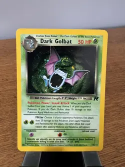 Pokemon TCG - Dark Golbat || Holo || 7/82 || Team Rocket || Near Mint - Image 1
