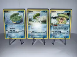Pokemon TCG Lotad/Lombre/Ludicolo Deoxys 63/107 34/107 19/107 Bundle - Image 1