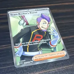Pokemon TCG Destined Rivals Team Rocket’s Petrel 226 Ultra Rare Holo - Image 2