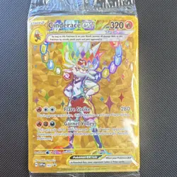 Pokemon Cinderace ex 163 Scarlet & Violet Promo 2024 Stage 2 320 HP Holo Sealed - Image 1