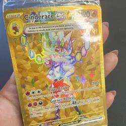 Pokemon Cinderace ex 163 Scarlet & Violet Promo 2024 Stage 2 320 HP Holo Sealed - Image 2
