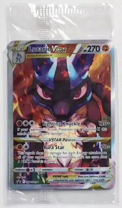 Lucario SWSH291 Full Art Pokemon SWSH Crown Zenith ETB Promo SEALED - Image 1
