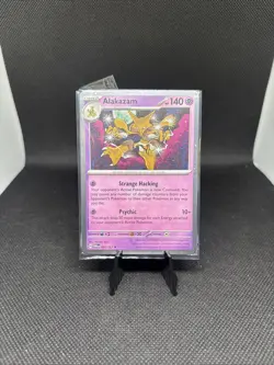 Pokemon TCG Pokemon Alakazam Alakazam Holo SEALED PROMO 082/167 - Image 1