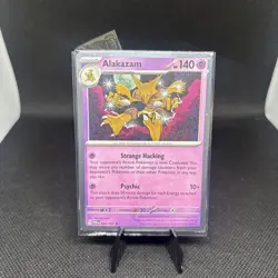 Pokemon TCG Pokemon Alakazam Alakazam Holo SEALED PROMO 082/167 - Image 2