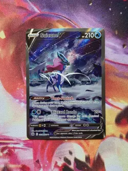 Pokemon Suicune V GG38/GG70 Full Art Crown Zenith Galarian Gallery - Image 2