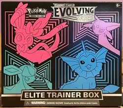 Evolving Skies Sylveon Glaceon Elite Trainer Box Empty *No Packs* - 1x Pokemon - Image 1