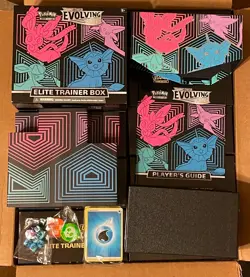 Evolving Skies Sylveon Glaceon Elite Trainer Box Empty *No Packs* - 1x Pokemon - Image 4