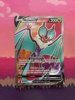 Pokemon Card Noivern V 195/203 Ultra Rare Evolving Skies Near Mint - Image 1