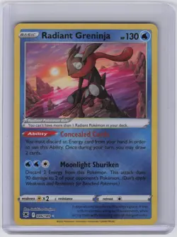 Radiant Greninja Radiant Rare SWSH10: Astral Radiance 046/189 NM - Image 1