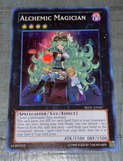 YuGiOh! REDU-EN047 Alchemic Magician Super Rare MP+ - Image 1