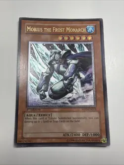 Yugioh Mobius The Frost Monarch SOD-EN022 Ultimate Rare 1st Edition VLP - Image 1