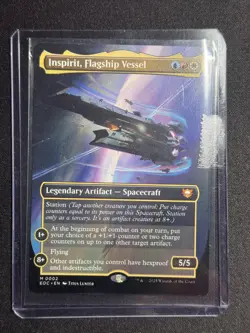 Commander: Edge of Eternities Inspirit, Flagship Vessel (Borderless) #2 MTG NM - Image 1