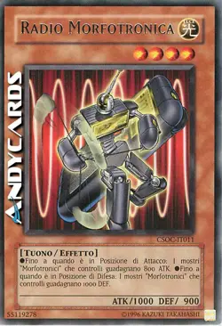 RADIO MORFOTRONICA • (Morphtronic Radion) • Rara • CSOC IT011 • YUGIOH ANDYCARDS - Image 1