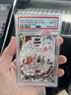 Gum-Gum Fire-Fist Pistol Red Hawk Alternate Art OP11-114 A Fist of Divine Speed - Image 1