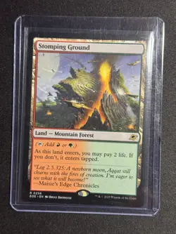 Edge of Eternities Stomping Ground #258 MTG NM - Image 1