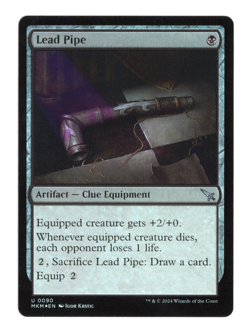 MTG-Lead Pipe-Murders at Karlov Manor-90-Near Mint-Foil - Image 1