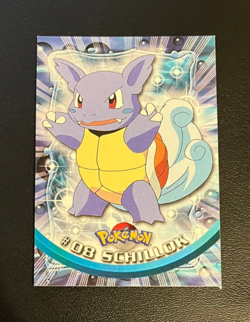1999 Topps Pokemon Blue Logo TV Animation Edition Schillok #08 - Image 1