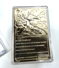Pokemon #06 Charizard 23K Gold Plated Card & Pokeball 1999 - Image 3