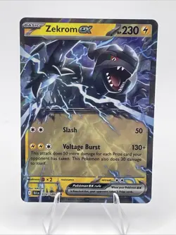 2025 Pokemon SV Black Bolt BLK EN Zekrom ex Double Rare #034/086 - Image 1