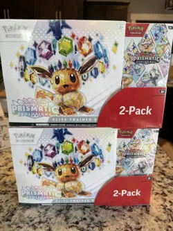 Pokemon Prismatic Evolutions Costco 2 Pack SEALED (Lot Of 2) - Image 1