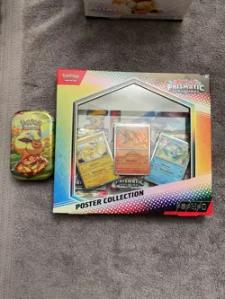 Pokemon TCGnPrismatic Evolutions Poster Collection Box + 1 mini Tin BOTH SEALED! - Image 1