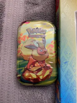 Pokemon TCGnPrismatic Evolutions Poster Collection Box + 1 mini Tin BOTH SEALED! - Image 2