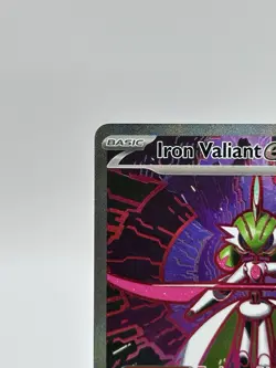 Pokemon TCG Prismatic Evolution Iron Valiant ex 157/131 Special Illustration Rar - Image 2