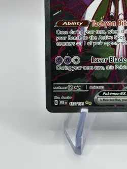 Pokemon TCG Prismatic Evolution Iron Valiant ex 157/131 Special Illustration Rar - Image 3