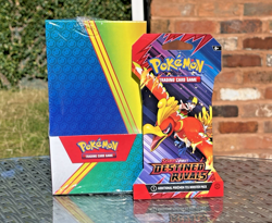 POKEMON TCG DESTINED RIVALS SLEEVED BOOSTER PACK ART SET X4 PACKS FACTORY SEALED - Image 2