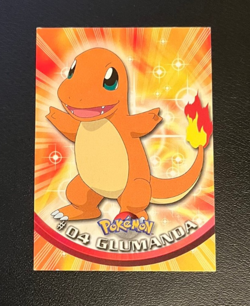 1999 Topps Pokemon Blue Logo TV Animation Edition Glumanda #04 - Image 1