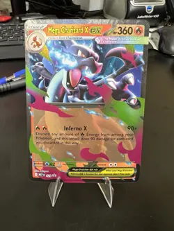 Pokemon Mega Charizard X ex 029 Mega Evolution Holo Black Star Promo Near Mint - Image 3