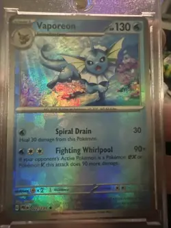 Pokemon TCG Vaporeon 022/131 Sv: Master Ball Reverse Holo Rare 130 HP English - Image 1
