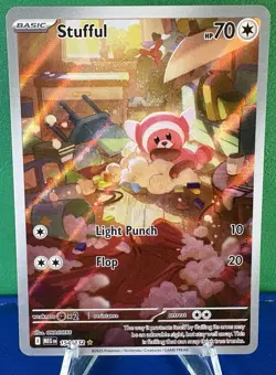 Pokemon TCG Stuffel 154/132 Mega Evolution Illustration Rare - Near Mint - Image 1