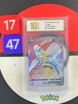 Pokemon TCG Chinese Sword & Shield CS6aC-135/131 SR Beedrill V Grade10 - Image 1