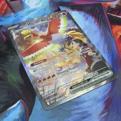 Pokemon TCG Destined Rivals Ethan’s Ho-Oh Ex 230 SIR Special Illustration Rare - Image 2