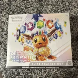 Pokemon TCG Prismatic Evolutions ETB Elite Trainer Box New Factory Sealed - Image 1