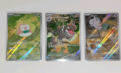 Pokemon TCG Illustration Rare/Full Art Lot + Tyrunt Promo – Rowlet Espurr IR NM - Image 2