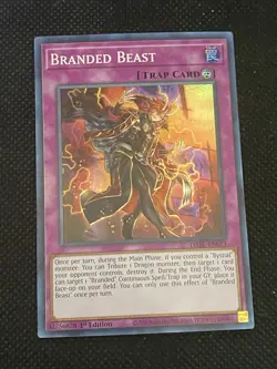 YuGiOh! - Branded Beast DABL-EN073 Super Rare 1st Edition Near Mint - Image 1
