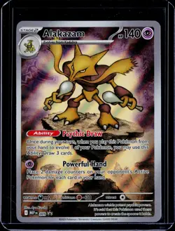 Pokemon Alakazam 009 Me: Mega Evolution Promo Holo English 140 HP NM JC0010 - Image 1