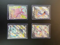 Pokemon TCG Shining Fates Full Art Holo Lot - Crobat, Dragapult, Grimmsnarl - Image 1