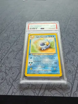 Pokemon Light Vaporeon 1st Edition #52/105 Neo Destiny 2002 WOTC Vintage - PSA 8 - Image 3